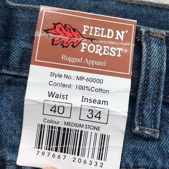 FIELD N’ Forest Relaxed fit jeans size 40W x 34L - Picture 4 of 13